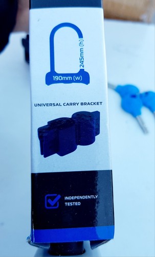 D Lock Oxford Shackle 12 Bike U Lock Motorbike Lock 🚲Cycle Lock 3 Key & Bracket - Picture 4 of 13