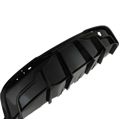 Difusor trasero negro brillante divisor labio barbilla alerón aerodinámico para Tesla modelo Y (2019 - Imagen 8 de 9
