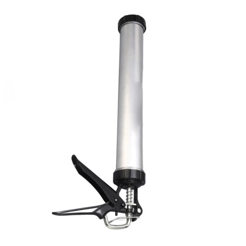 Tubo in alluminio silicone pistola calafataggio aria 600 ml strumento calafataggio con ugelli calafataggio - Foto 7 di 11
