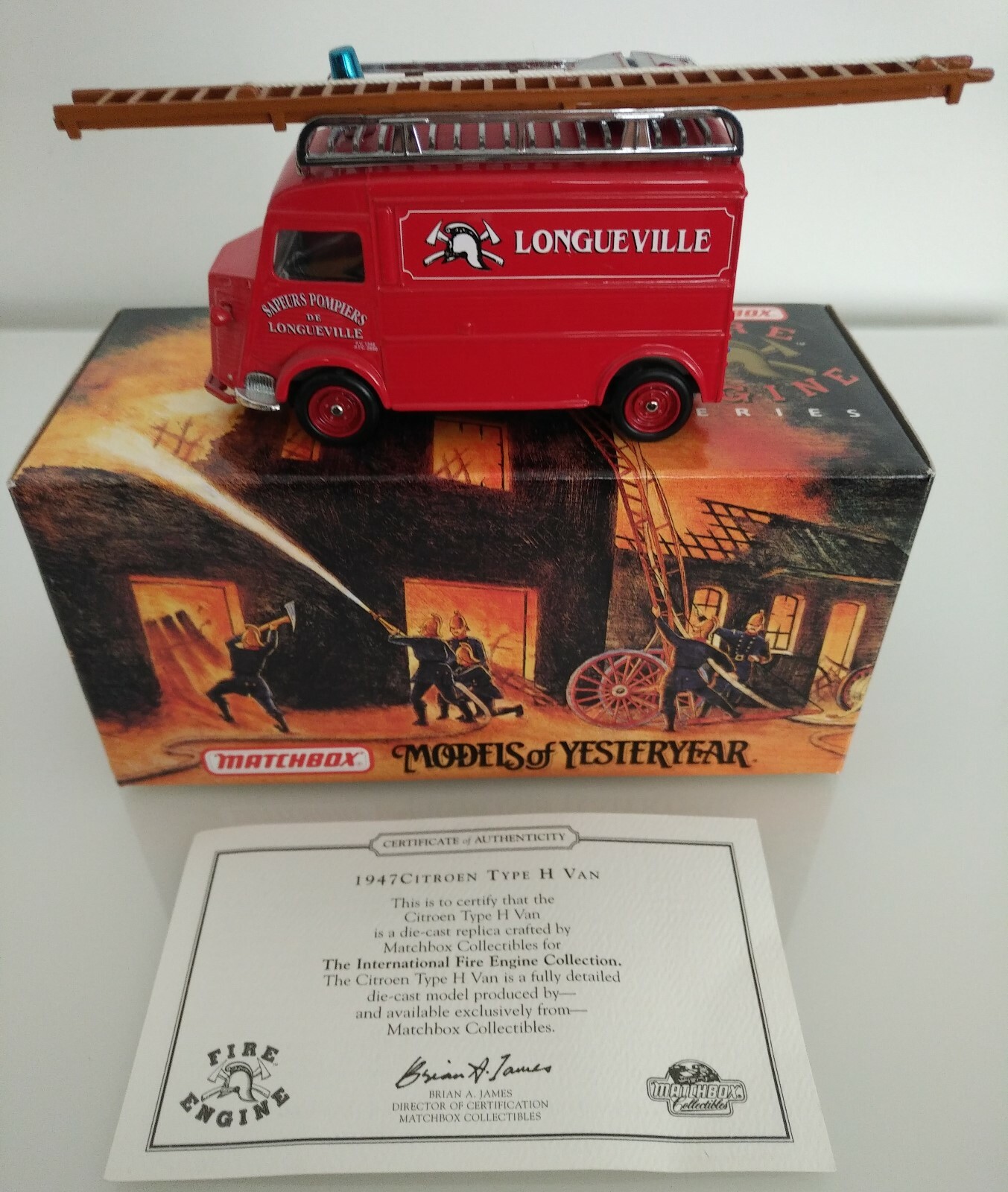 Citroen matchbox firefighters longueville fireman yfe13 type h hy van 1 43 Citroen matchbox firefighters longueville fireman yfe13 type h hy van 1 43