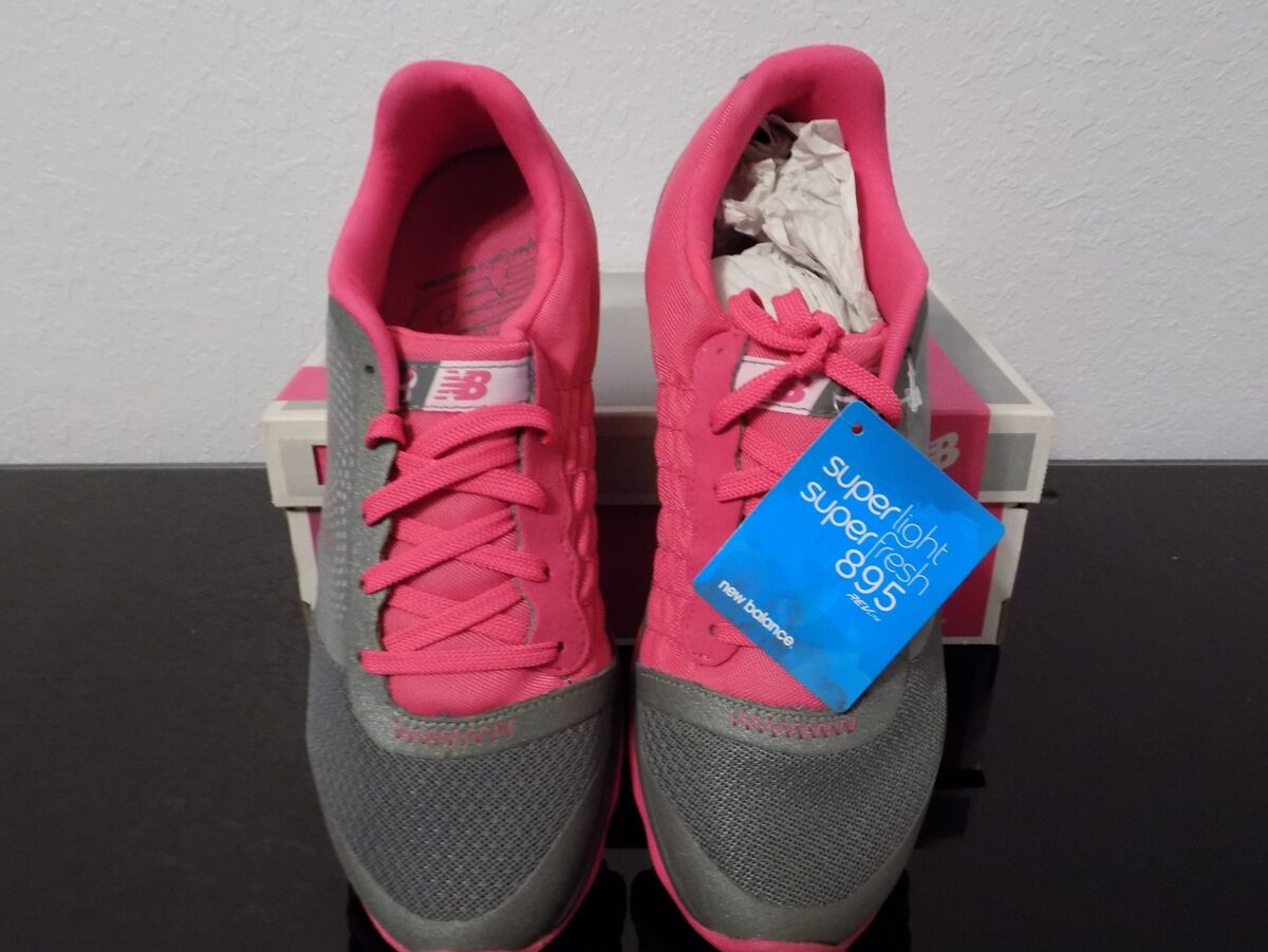 New Balance 895 Grey with Pink WW895KM Women s Athletics Shoes Size 6.5B NWT eBay