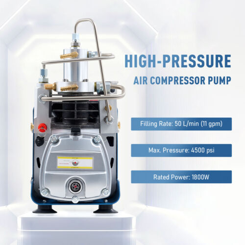 CREWORKS 4500 PSI/30 MPa Electric PCP Air Compressor Pump High Pressure Air Pump - Picture 2 of 10