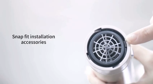 6 in 1 Haartrocknerbürste Heißluft Lockenwickler Glätteisen Schnelltrocknend High Speed Salon - Video 1 von 1