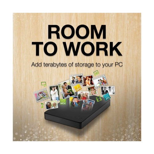 Seagate Portable 1TB External Hard Drive HDD USB PC Laptop Mac High Quality - Picture 3 of 6