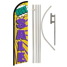 Huge Sale Full Curve Windless Swooper Flag Pole Kit Sale