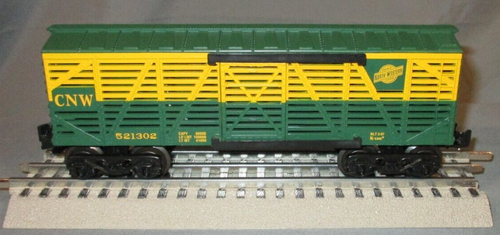 K-Line 521302 Chicago & North Western CNW Stock Car 027 Freight Car wks/ Lionel - Picture 5 of 8