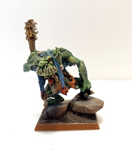 warhammer fantasy AGE OF SIGMAR- "RIVER TROLL"ORCS AND GOBLIN pro paint +custom - Imagen 2 de 4