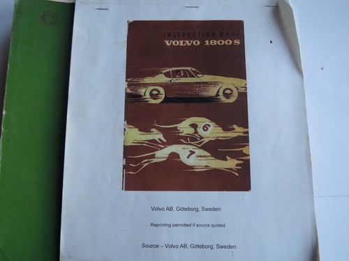 VOLVO SERVICE Manual de servicio de fábrica Volvo 1800 E 1971 - Imagen 21 de 24
