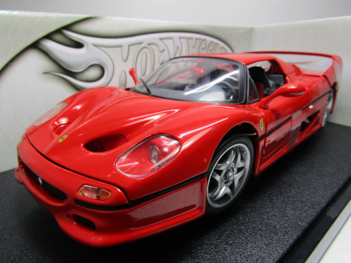 【楽天スーパーセール】 Ferarri 1/18 Ferrari F50 Rosso Red 1995 Made By Mattel 乗用車
