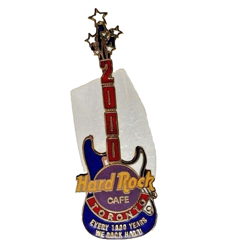 Guitarra TORONTO B17B-312 Millennium 2000 - azul y blanca con estrellas, ""2000" y ""Eve - Imagen 5 de 8