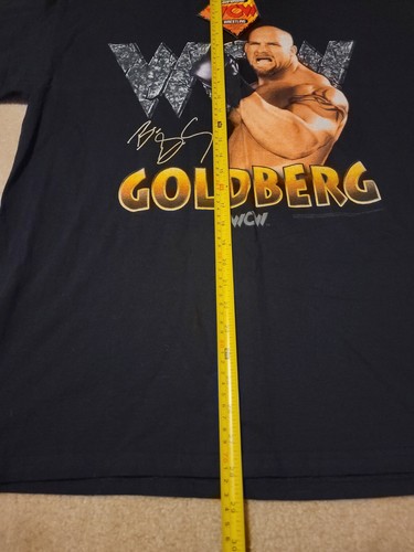 Goldberg XLarge Shirt 1998 Vintage VTG Tags Tultex Vintage Cotton WCW WWE WWF - Picture 4 of 10