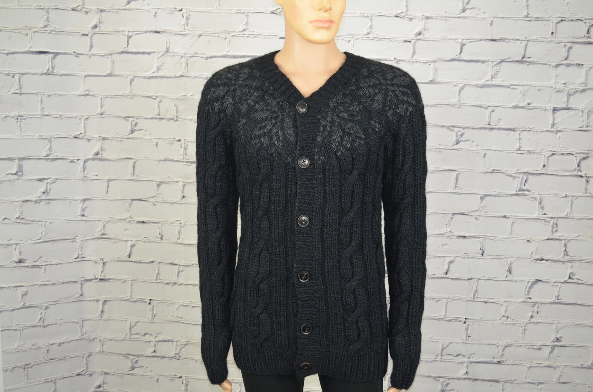 Mens All Saints Vargan Cardigan Sweater size medium