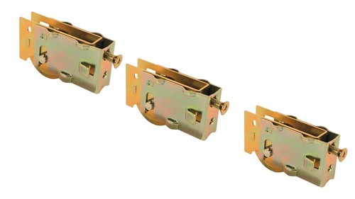 Prime Line D1688 Steel Ball Bearing Sliding Door Roller Assembly 1-1/4'' 3-PACK