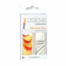 Oralove Delicious Duo Peaches and Cream water-based Lubricants