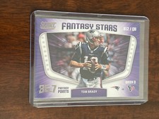 Tom Brady 2018 Panini Score Fantasy Stars Patriots Card #6