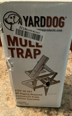 YARDDOG Mole Trap Step to Set Commercial Grade