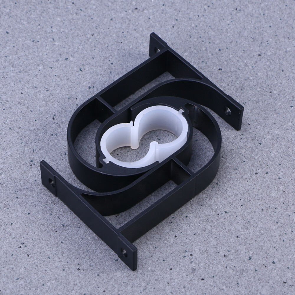 2 Pcs Wall Hanging Hooks Metal Single Rod Bracket Bedroom Supahbadd