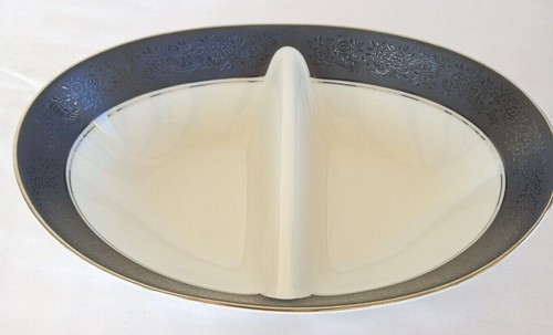 NORITAKE MIRANO 6878 - Serving Pieces, Black Embossed Flowers- YOU CHOOSE - NEW! - Picture 5 of 13