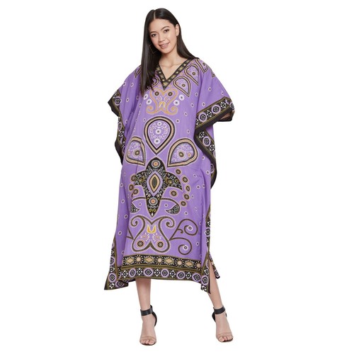 Women Maxi Caftan Plus Size Kaftan Long Beach Evening Gown Kimono Casual Dresses - Picture 212 of 671
