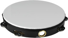 Tambourine, 10 In. Single Row Jingles, 10-Inch TA5110ML