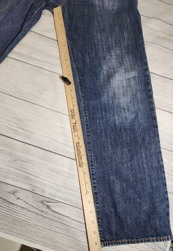 Hugo Boss Men's Cotton Denim Blue Jeans RN73616 CA23115 Size: US 34/32 - Picture 10 of 17