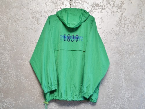 Vintage Thomas Burberry Rare Men's Anorak/Jacket Big Logo green Size - M/L - Picture 3 of 7