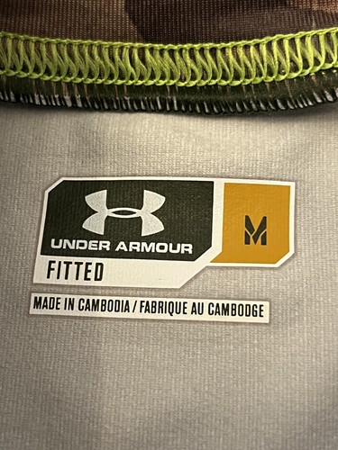 Under Armour Men's Compression ColdGear Mossy Oak Size Medium - Picture 3 of 4