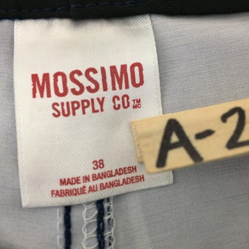 Mossimo Swim Trunks Mens Size 38 Cargo Blue Gray Plaid  - Picture 8 of 9