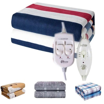 Full Size Queen Electric King Blanket | Heated Sherpa Twin Bed Fleece Heat 110v
