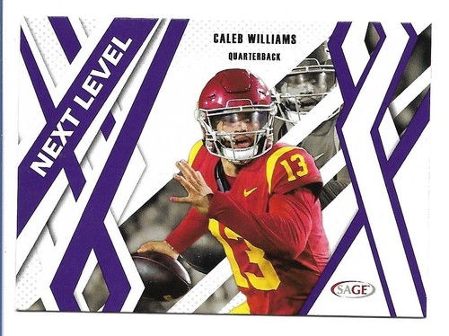 2024 Sage High Series CALEB WILLIAMS Next Level Purple Parallel #88 USC - Picture 1 of 2