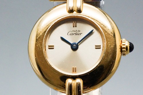 NEW Batt *Near MINT / PAPERS* Cartier Colisee 1902 24mm Quartz Women Watch - Picture 6 of 18