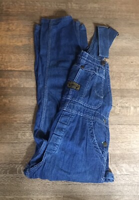 Vintage Washington DEE CEE SANFORIZED Blue Denim Overalls