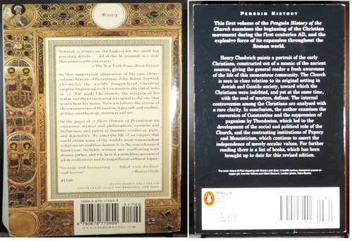 A SHORT HISTORY OF BYZANTIUM + PENGUIN HISTORY 1 THE EARLY CHURCH 2 SC Books - Picture 2 of 2