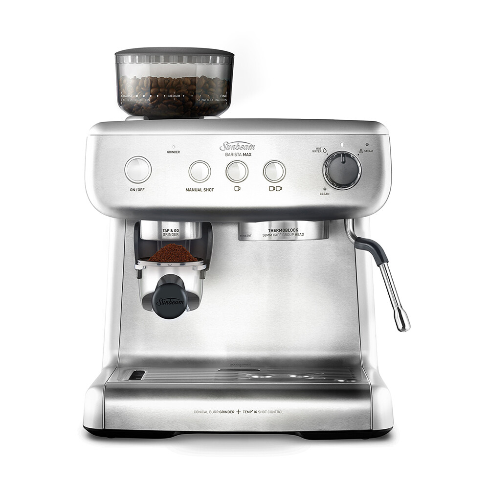 Sunbeam+EM5300S+Barista+Max+Espresso+Machine+Silver for sale online eBay