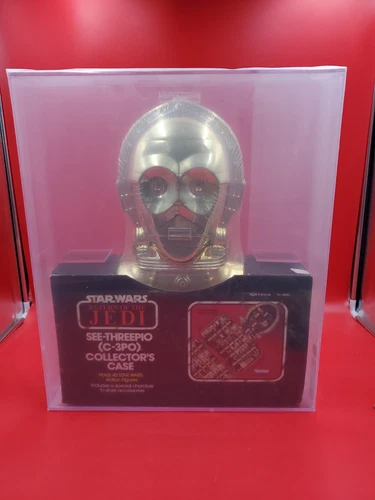 CAS 80+ 1983 KENNER STAR WARS C3PO COLLECTORS CASE ROTJ GRADED