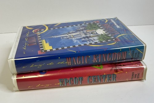 A Day at the MAGIC KINGDOM + Epcot Center Walt Disney World 1991 VHS Lot Rare - Picture 7 of 7