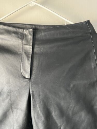 DNKY 100% Leather Women's Pants Sz 6 - Picture 3 of 12