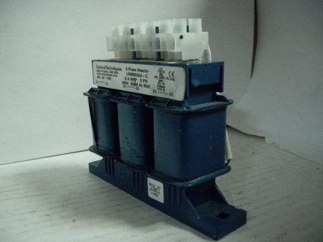 MTE RL-00401B8 3PH 4A 50//60Hz 600V Three Phase Line Reactor Used Free Shipping