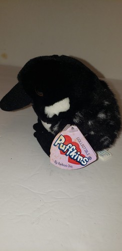 Vintage 2000 PUFFKINS PLUSH ANIMAL LOTTIE PENGUIN With Tags - Picture 2 of 6