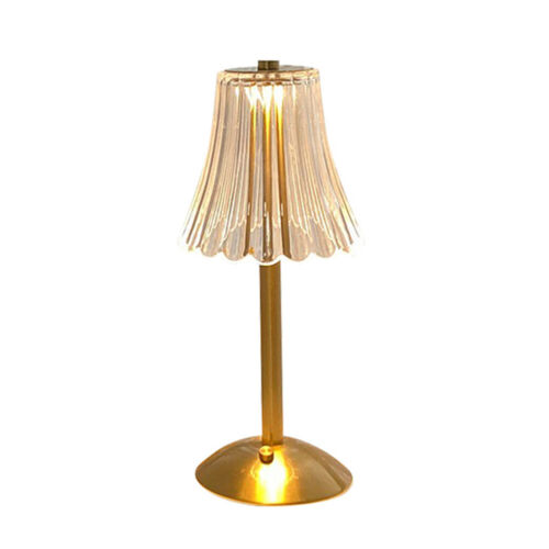 Table Lamp Cordless Touch Crystal Lamps LED Rechargeable Desk Lamp Metal Modern - Picture 6 of 16