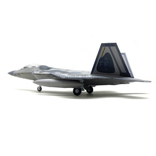 New 1:100 Scale US F-22 Raptor Fighter Aircraft Diecast Metal + Plastic Model - Picture 13 of 14