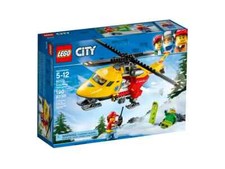 Lego Ambulance Helicopter 60179 Town Minifigure Building Set