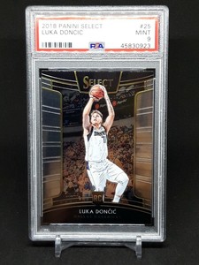 2018-19 SELECT BASKETBALL LUKA DONCIC ROOKIE CARD #25 PSA ...