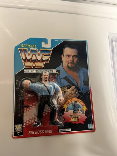 WWF Hasbro Big Boss Man Action  Figures MOC WWE...