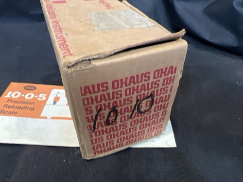 EMPTY BOX ONLY Reloading Powder Scale Ohaus instructions FREE SHIPPING - Picture 9 of 9