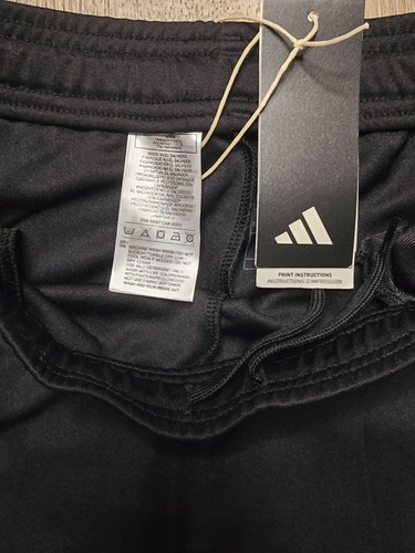 Adidas girls Replenishment Warm-up Tricot Pant Color Black Size Large NWT - Picture 3 of 9