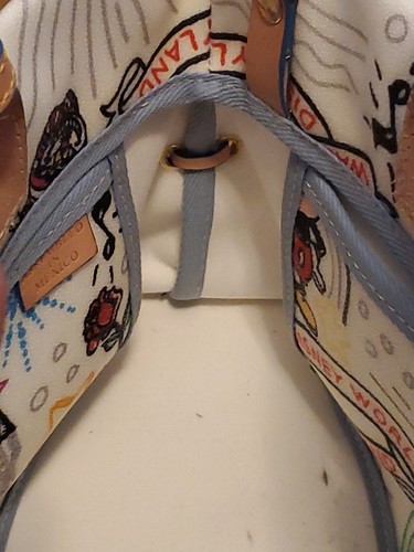Dooney & Bourke Walt Disney World Sketch Tassle Tote Purse Bag Shoulder - New - Picture 19 of 24