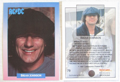 Rock Cards 1991 single trading cards, get more as low as 90 cents! - Picture 76 of 252