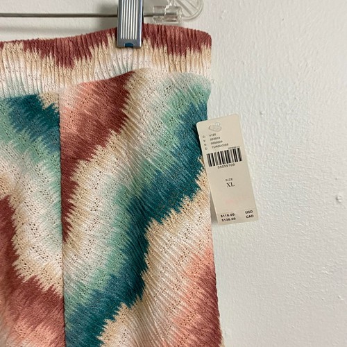 Gonna midi Maeve Anthropologie donna Chevron a righe MARIA in maglia taglia XL nuova con etichette - Foto 5 di 12