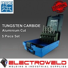 5 Pce PFERD Aluminium Cut Tungsten Carbide Burr Set 1/4" Drill Shank 26005695